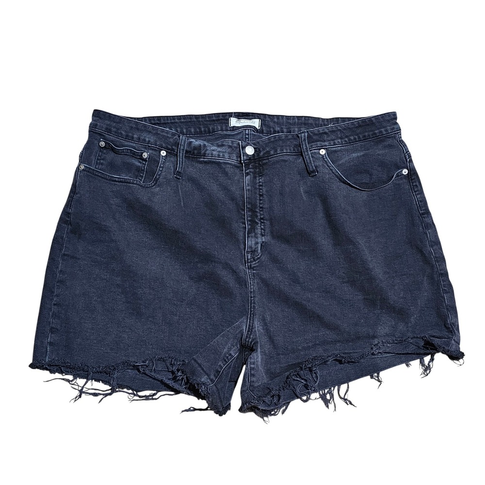 Madewell Curvy High-Rise Denim Shorts in Lunar Wash Size 37